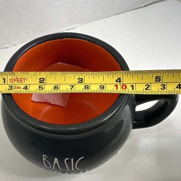 Rae Dunn BASIC WITCH Cauldron coffee mug Halloween cup Artisan Collection. NWT - Picture 6 of 6